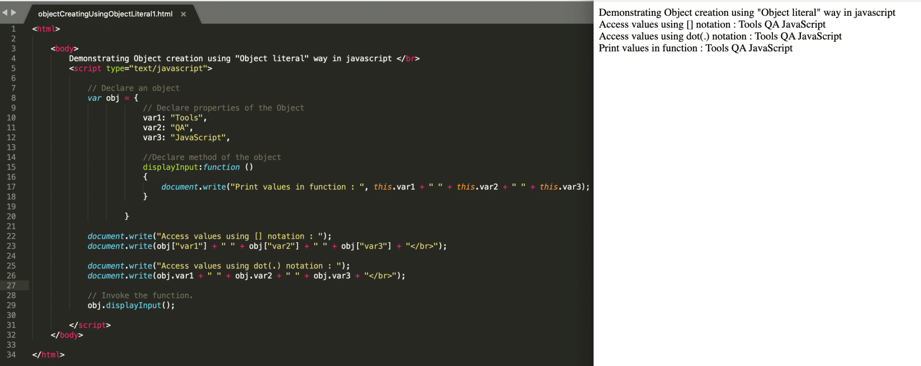 What are JavaScript Objects and their useful Methods and Properties?